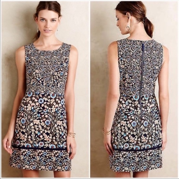 Anthropologie Dresses & Skirts - Anthropologie Maeve Brindille Sheath Dress Size 8P